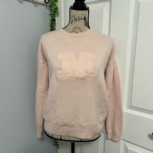 MaxMara Light Pink Crew Neck Sweater